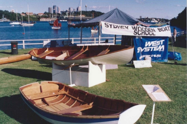 We exhibited at all the early Wooden Boat Festivals